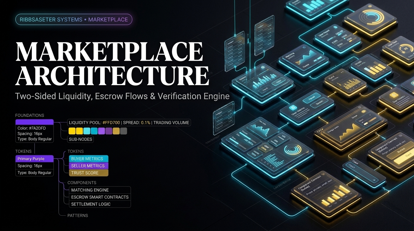 Marketplace MVP Architecture & Multi-Tenant Engineering